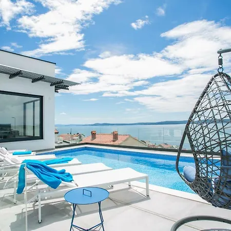 Olive Exclusive - 8 People, Heated Pool, Okrug Gornji, Sea View Villa *