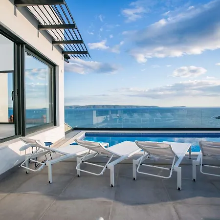 Olive Exclusive - 8 People, Heated Pool, Okrug Gornji, Sea View Villa Trogir